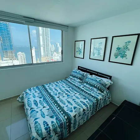 Espectacular Bocagrande, Frente Al Mar, Con Piscina Apartamento Cartagena