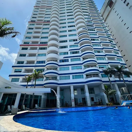 Espectacular Bocagrande, Frente Al Mar, Con Piscina Apartamento *