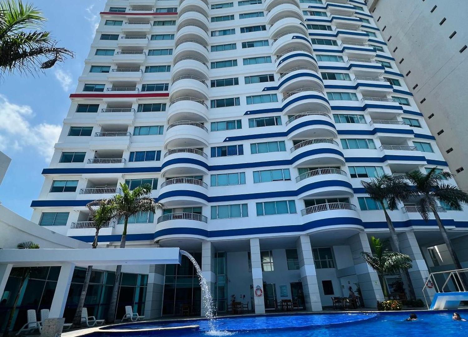 Espectacular Bocagrande, Frente Al Mar, Con Piscina Apartment *