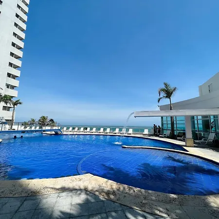 Apartment Espectacular Bocagrande, Frente Al Mar, Con Piscina Cartagena